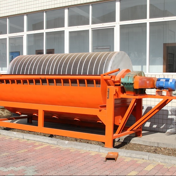 Reliable quality Iron sand Dry Drum magnetic separator for sale