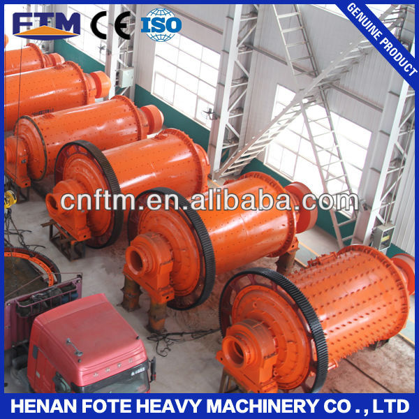 CE,ISO9001 certificated ball mill manufactured by Chinese famous supplier FTM company